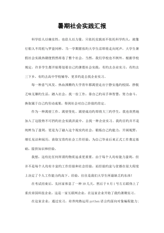 2025年程序员暑期社会实践报告