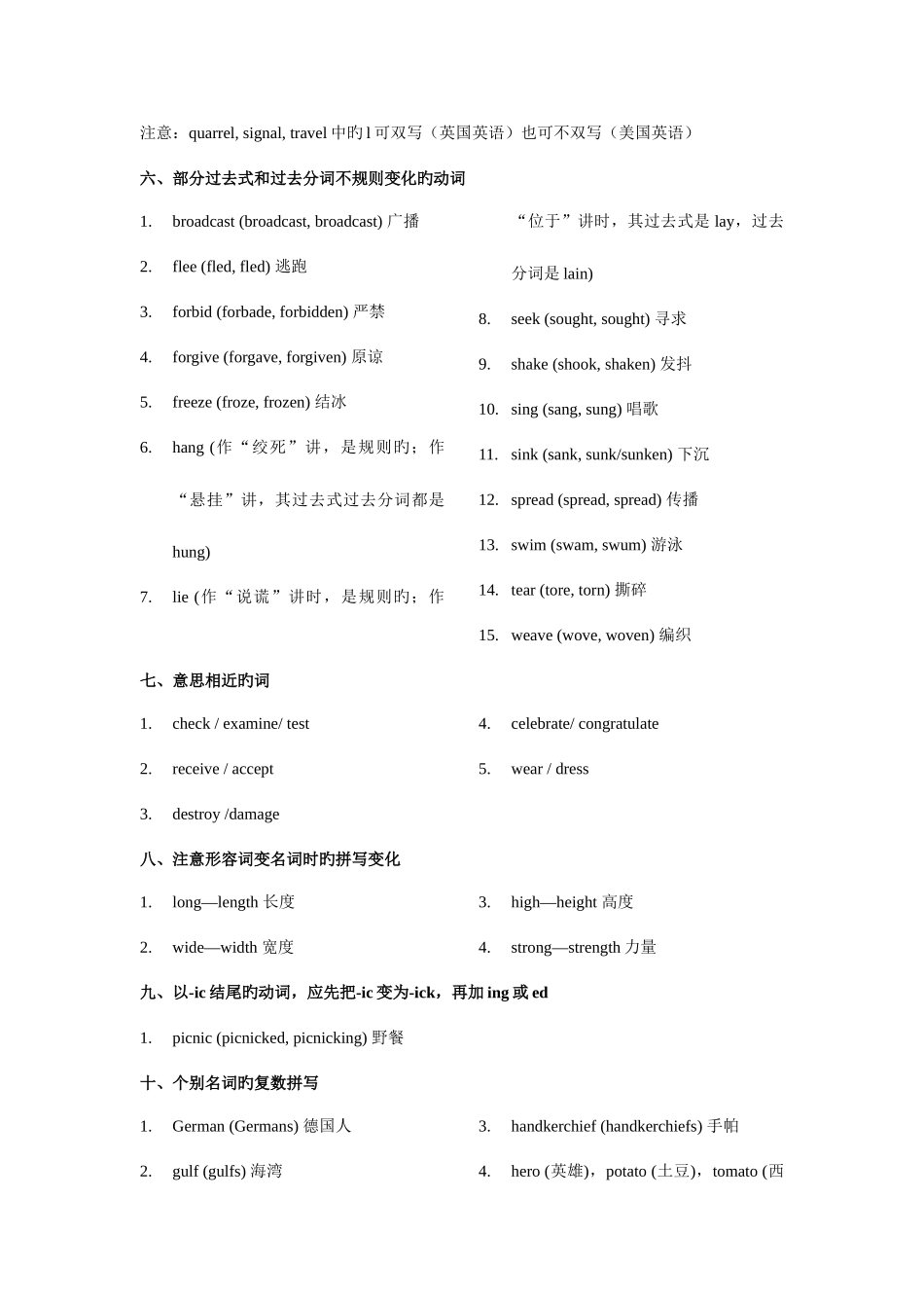 2025年英语必背单词汇总_第2页