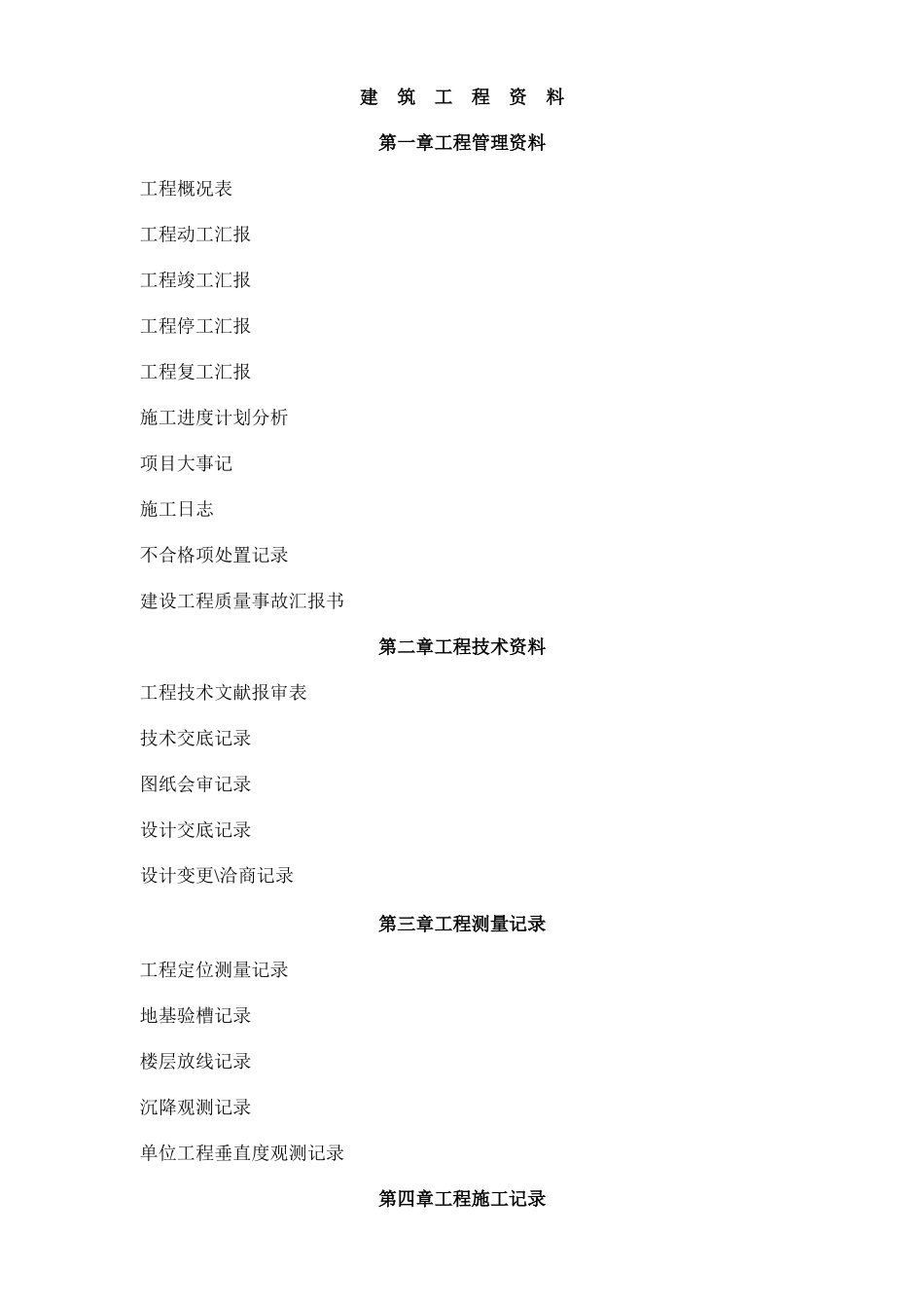 2025年建筑工程施工资料全套包括隐蔽工程在内_第1页
