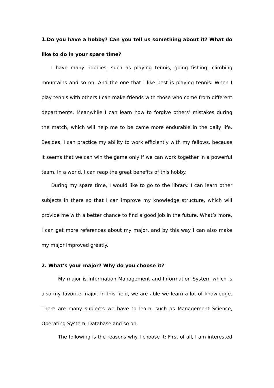 2025年英语六级口语练习材料_第1页