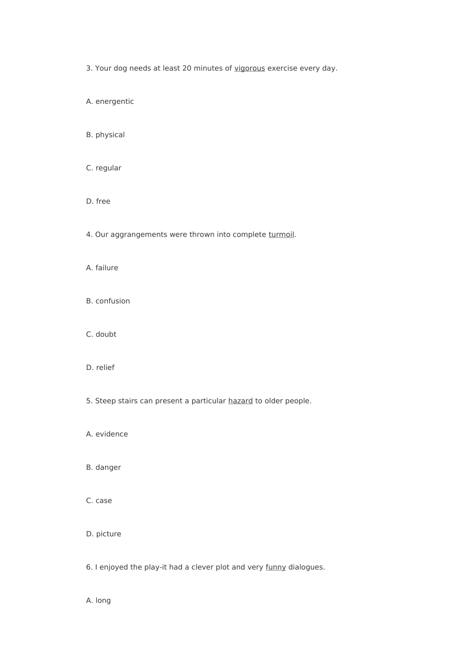 2025年职称英语考试真题及答案综合A类_第2页