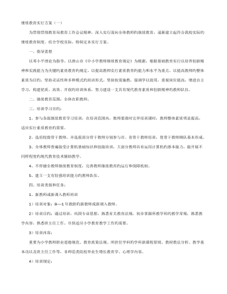 2025年继续教育实施方案