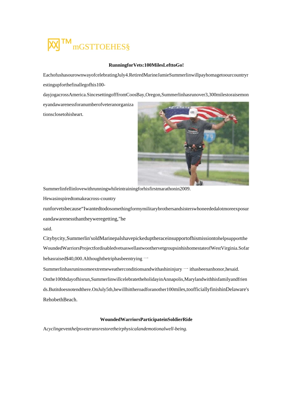 英语报刊选读      读者文摘原文版INSPIRING STORIES (5)_第1页