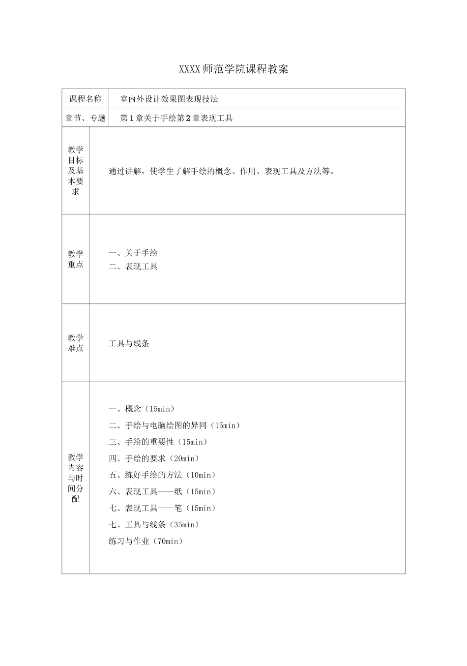 【高校环艺】室内外手绘效果图表现教案_第3页