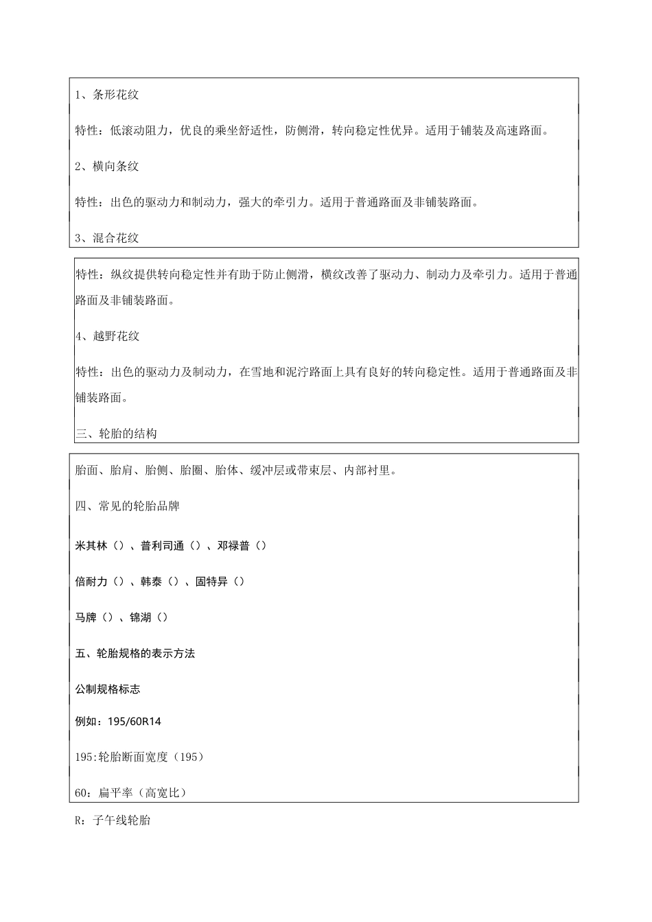 汽车轮胎拆装教案_第2页