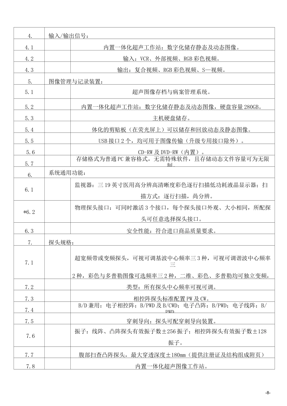彩超招标的技术要求_第3页