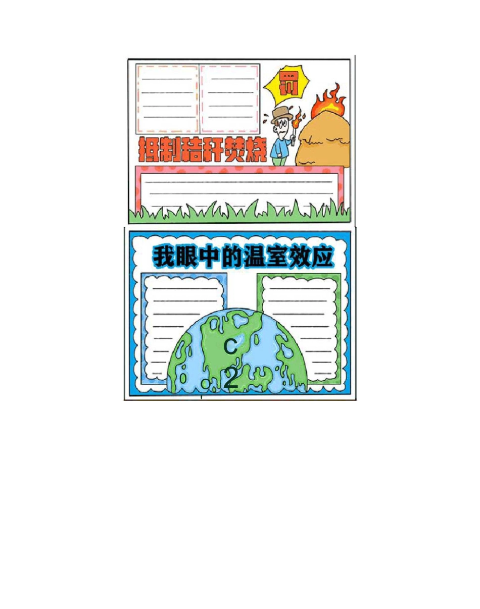环保手抄报合集_第3页