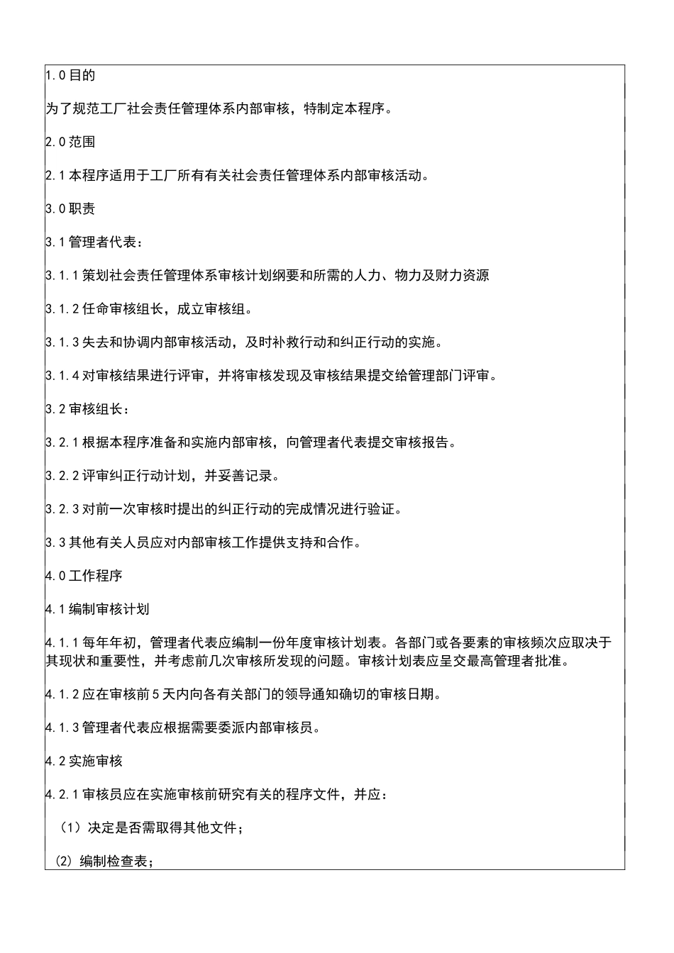 社会责任内审程序_第2页