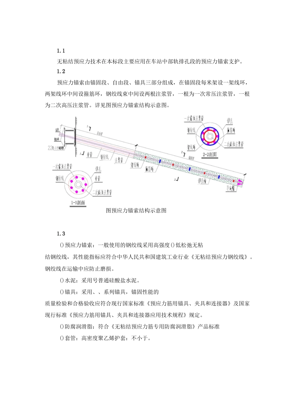 无粘结预应力技术施工方案_第1页