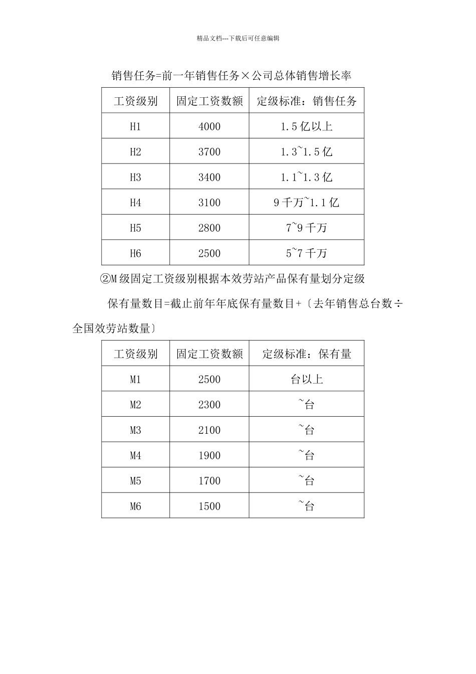 中联重科营销系统服务体系薪酬激励方案1113一稿_第2页