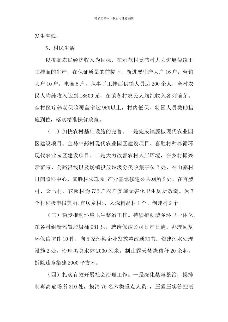 乡村振兴年度个人工作总结例文3篇_第3页