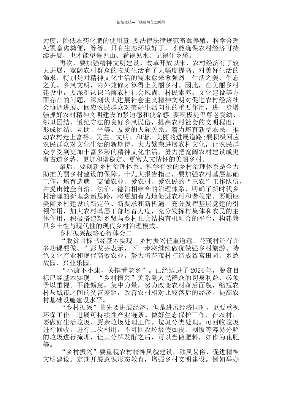 乡村振兴战略心得体会_第2页