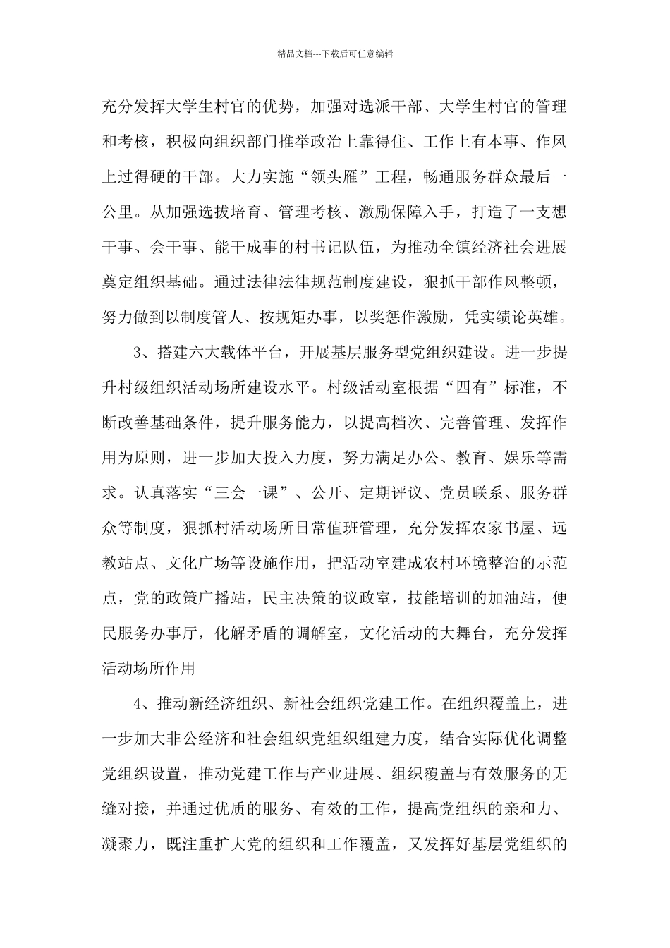 乡镇党委2024年工作计划_第2页