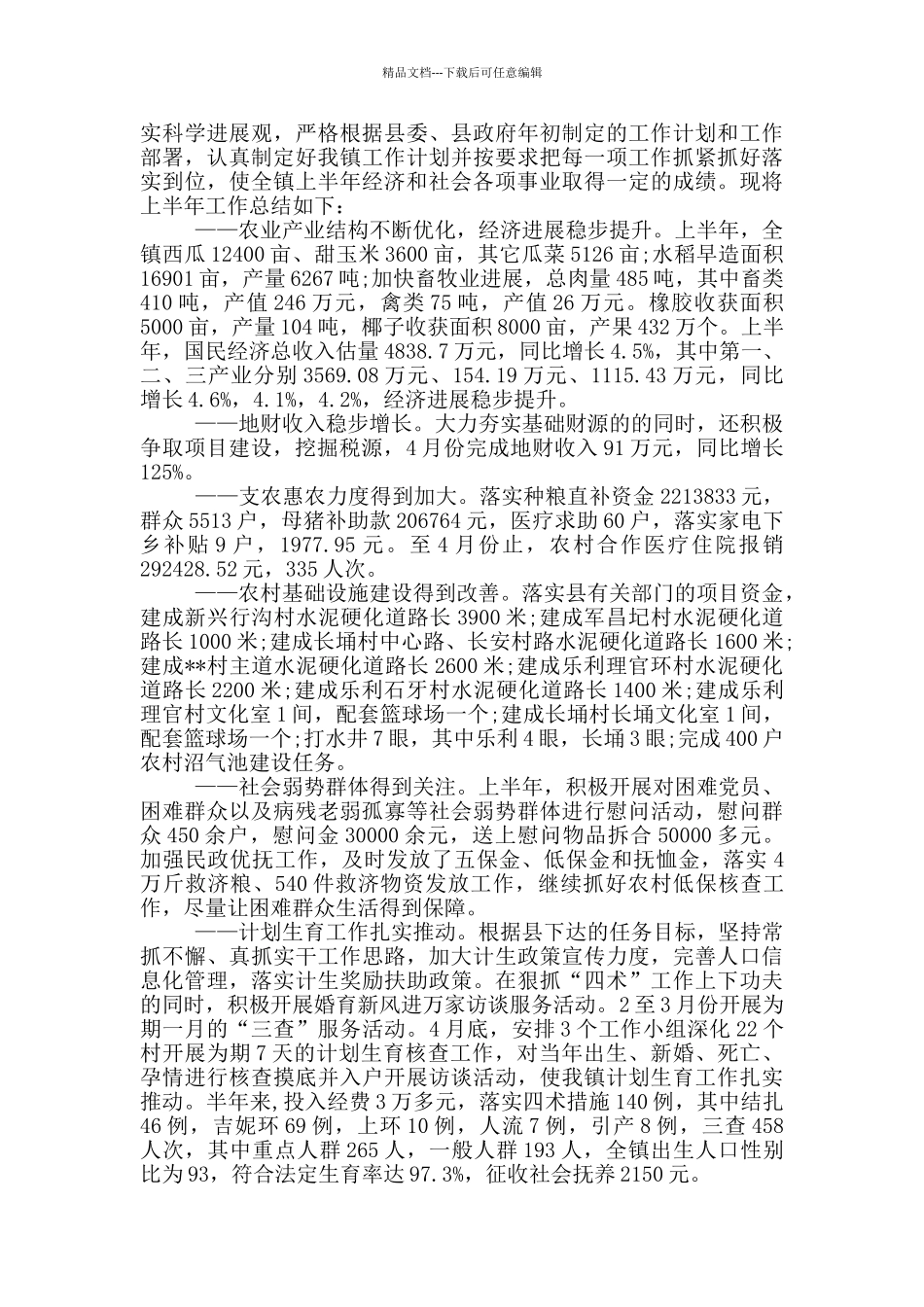 乡镇党政办公室工作总结_第3页