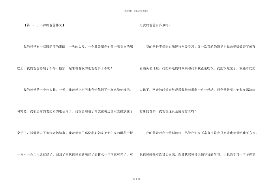 了不起的爸爸300_第3页