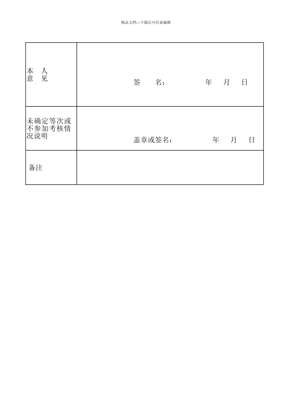 事业单位专业技术人员年度考核登记表_第3页