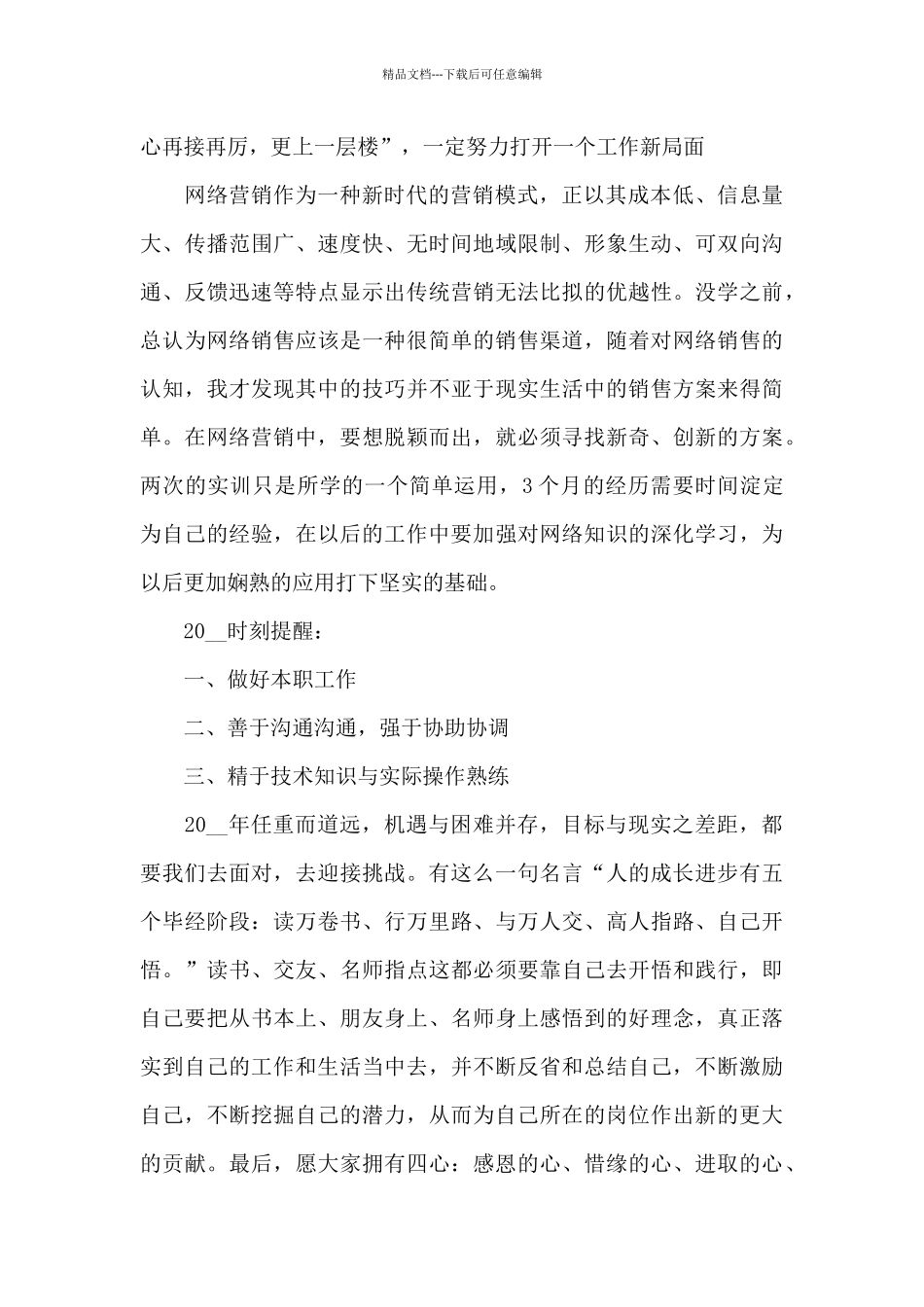 互联网个人工作总结通用_第2页