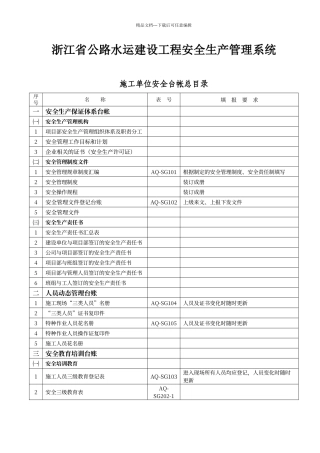交通工程安全台帐