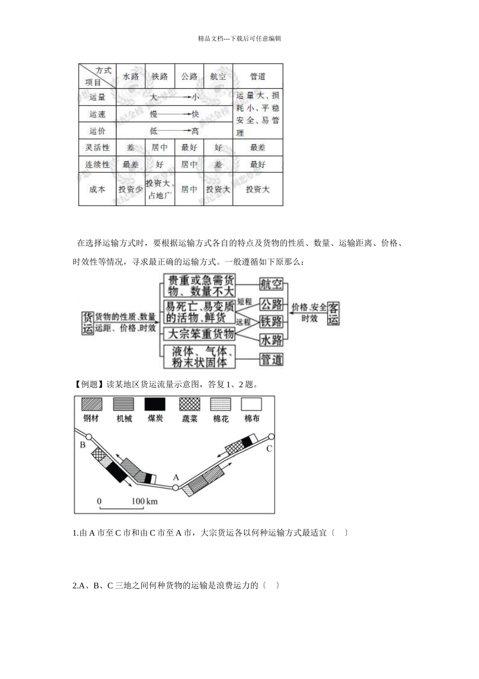 交通运输方式和布局_第3页