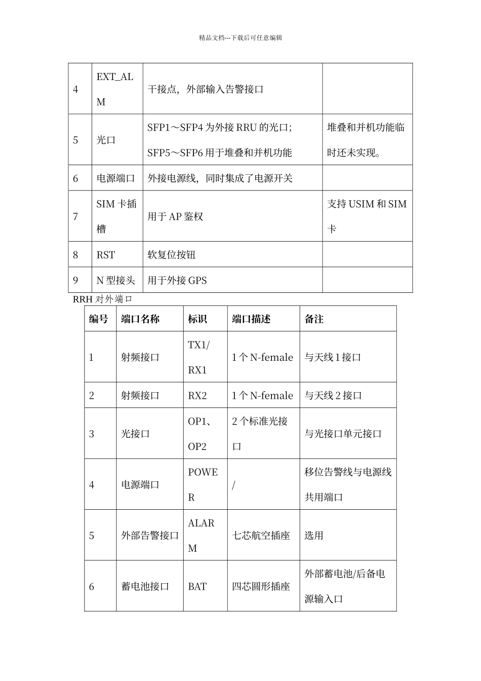 京信大功率femto设备系统开通简易指导手册_第2页