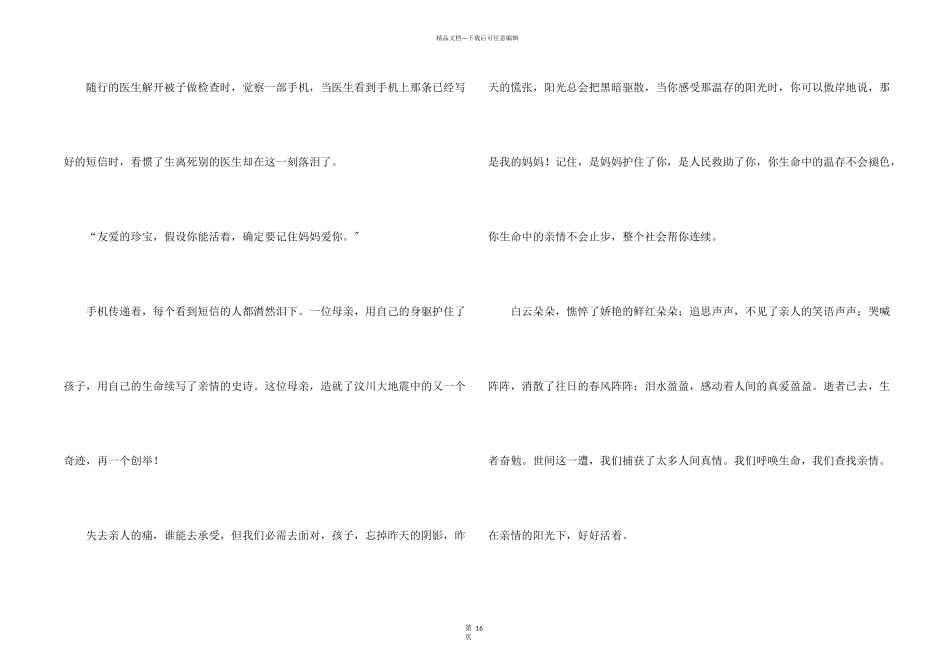 亲情的记叙文_第2页