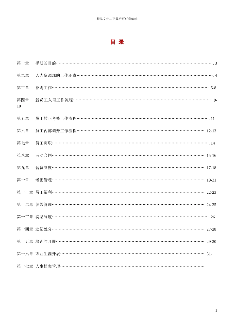 人力资源管理实用手册_第2页