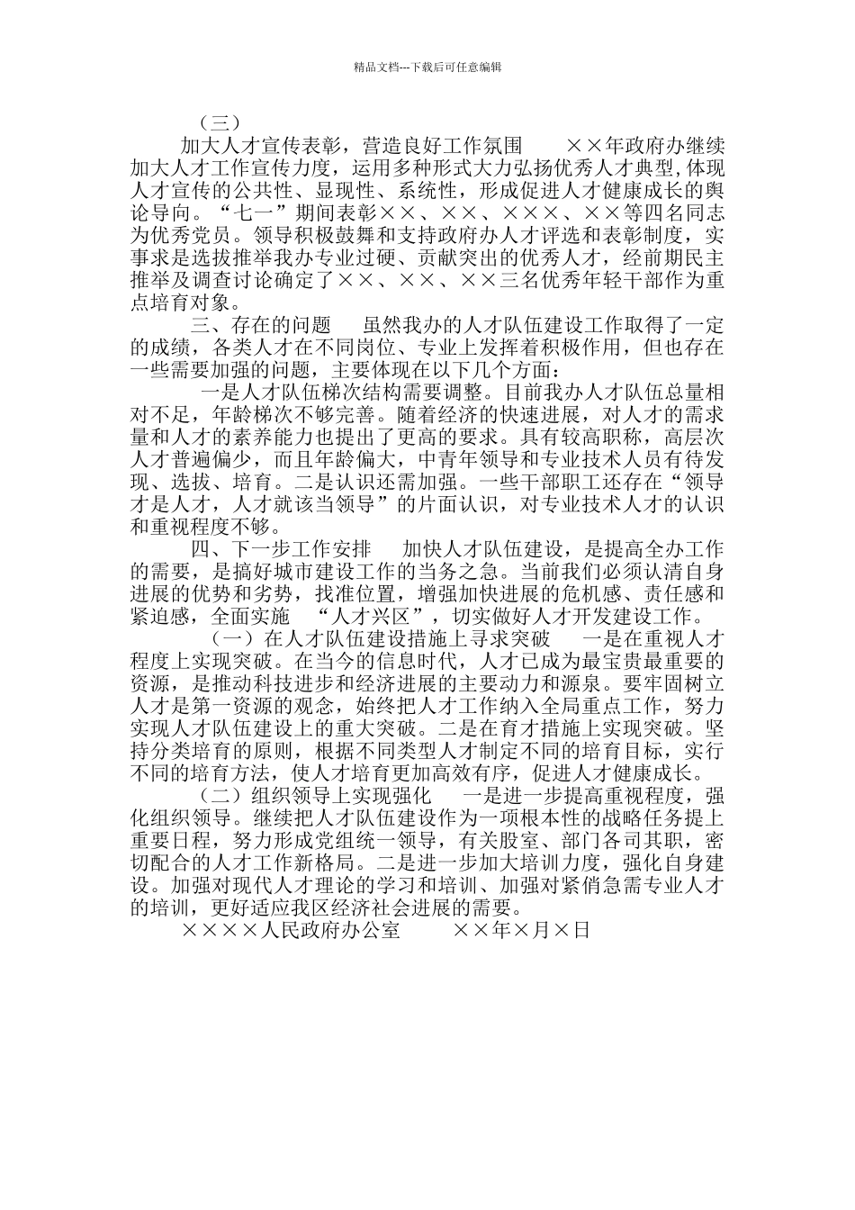 人才队伍建设工作总结_第2页