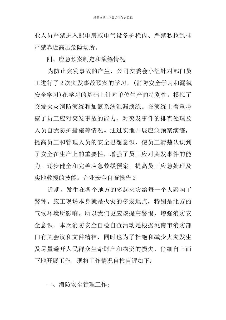 企业安全自查报告_第3页