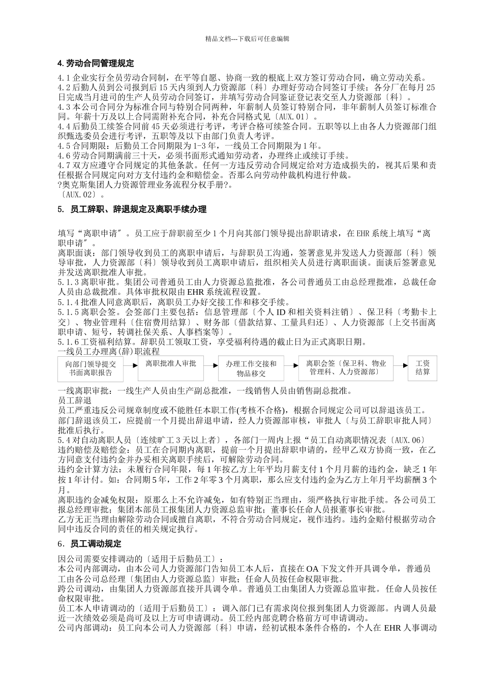 企业集团人力资源管理制度_第2页