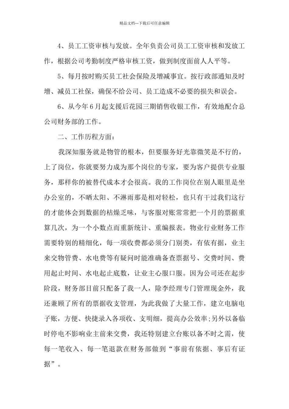 会计人员的个人工作述职报告_第2页