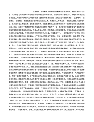 会计社会调查报告3000字