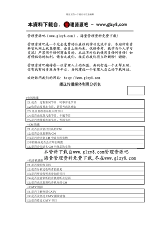 传播媒介利用分析表2
