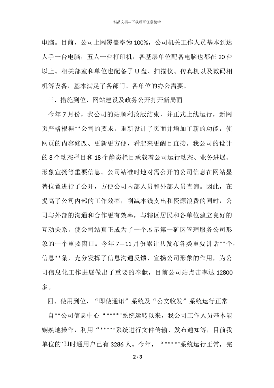 信息化年终工作总结_第2页