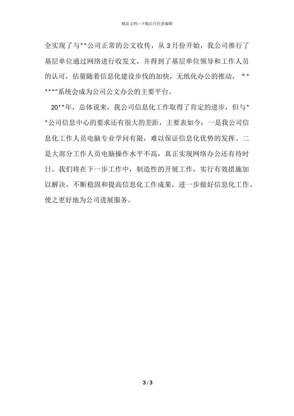信息化年终工作总结_第3页