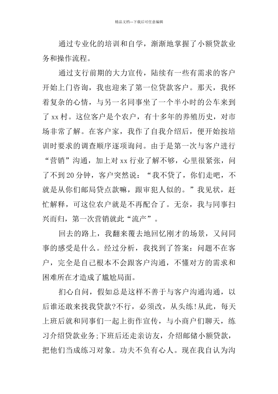 信贷员工作总结范文2024_第2页