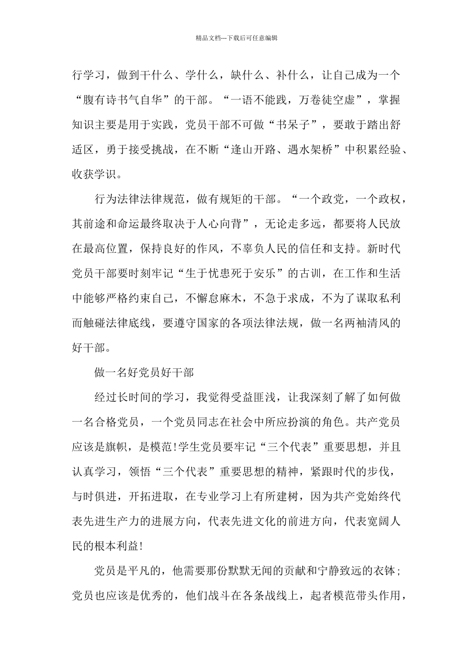 做一名好党员好干部_第2页