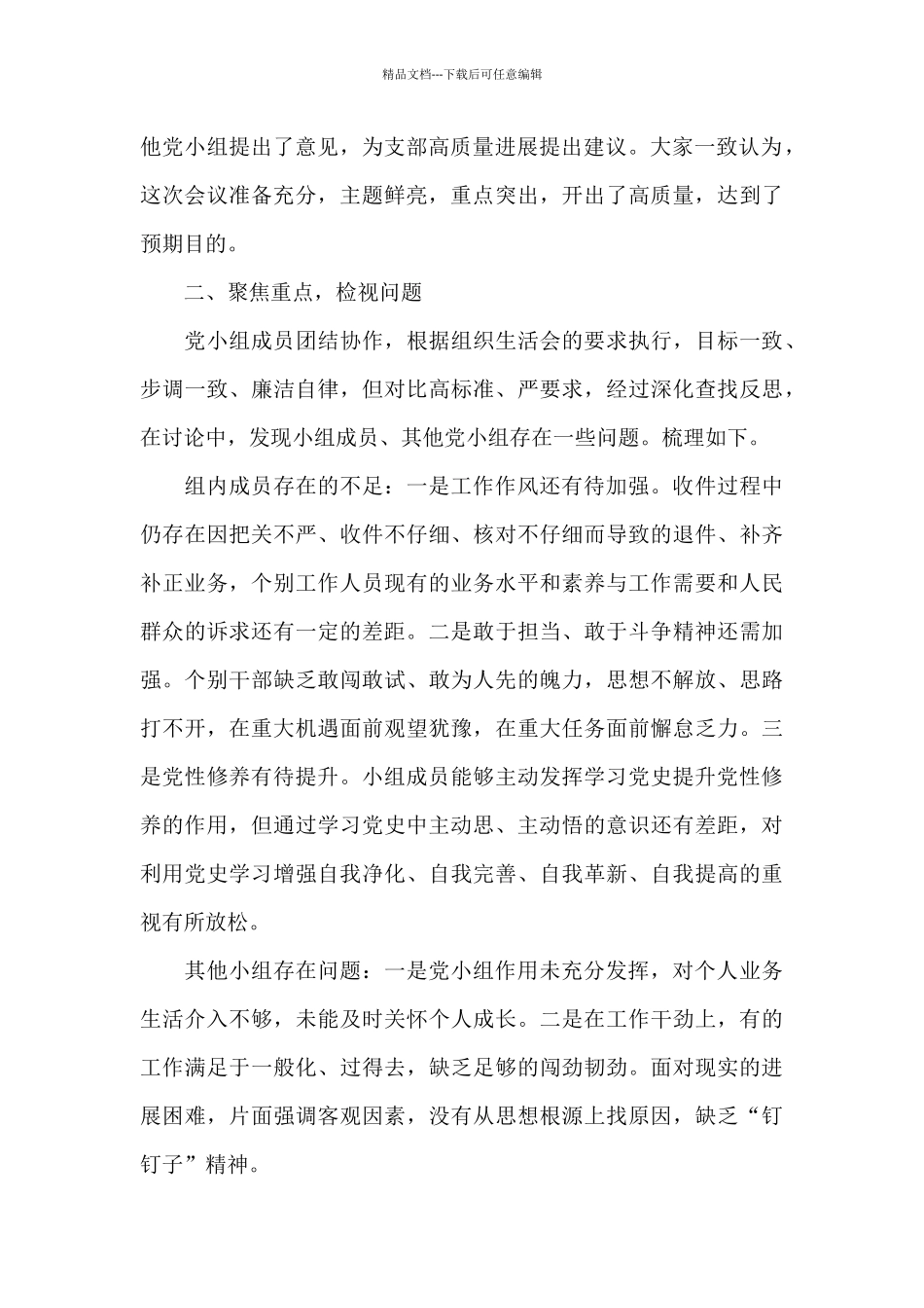 党史学习教育专题批评与自我批评活动方案_第2页