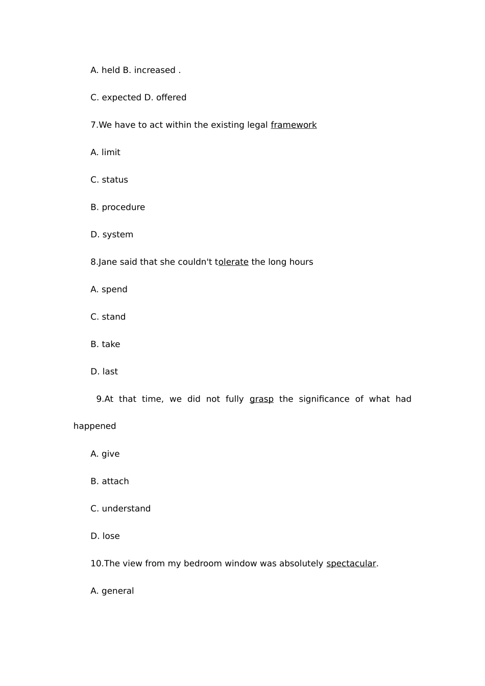 2025年职称英语综合类B级考试试题及答案_第2页