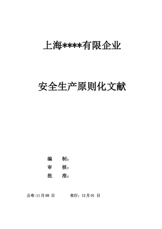 2025年安全生产标准化文件全套