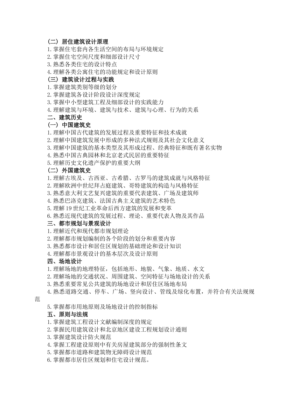 2025年建筑设计专业基础与实务中级考试大纲_第2页