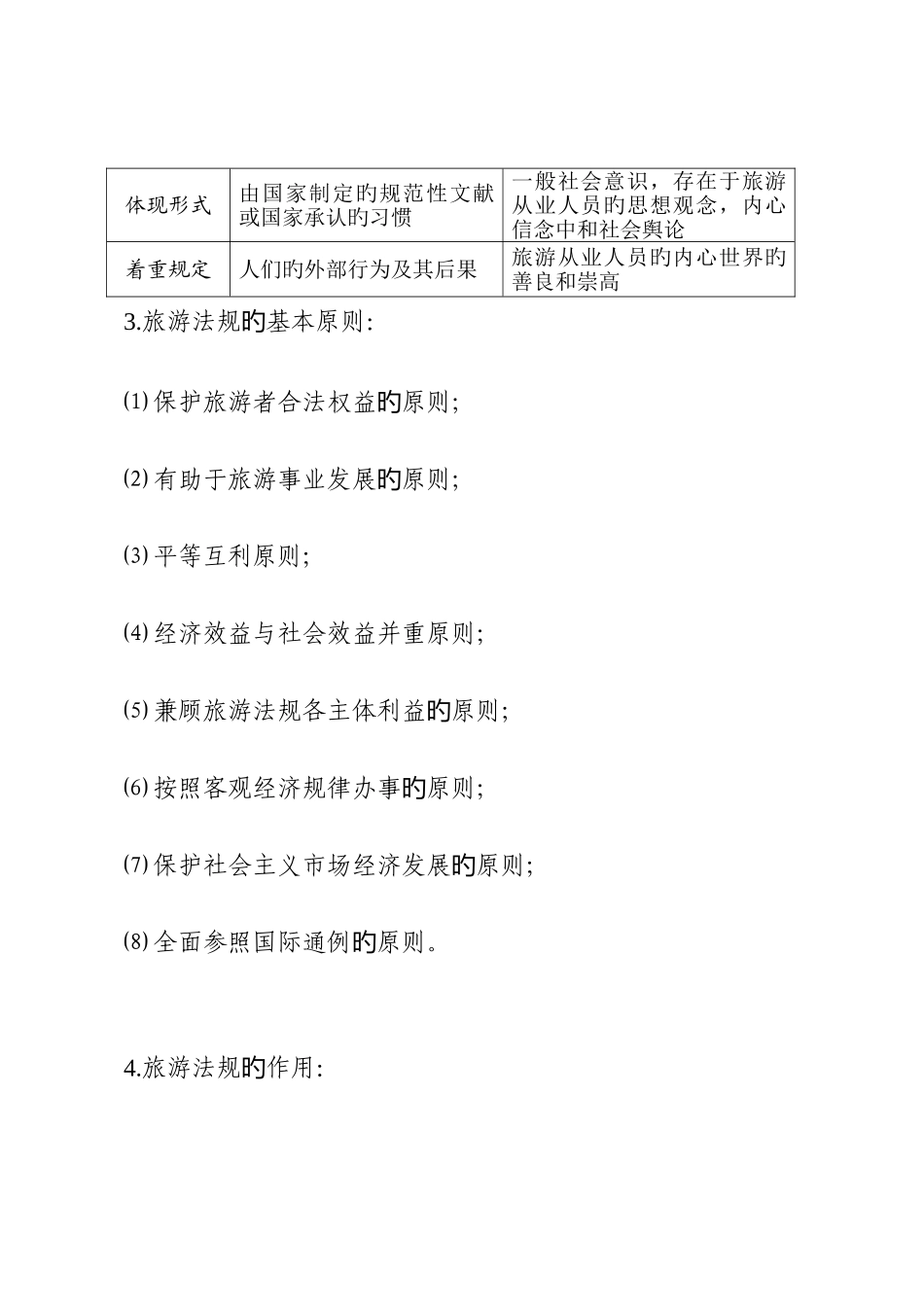 2025年旅游法规考试重点_第3页