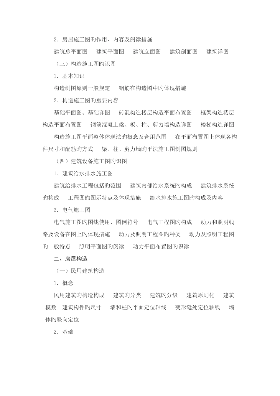 2025年湖南建筑工程中级职称考试大纲修订版_第3页