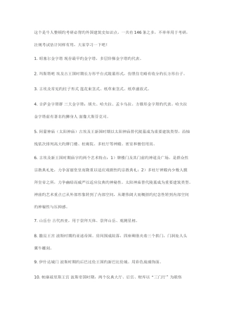 2025年这个是牛人整理的考研必背的外国建筑史知识点