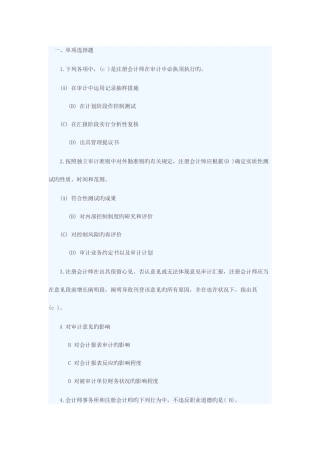 2025年注册会计师理论与实务