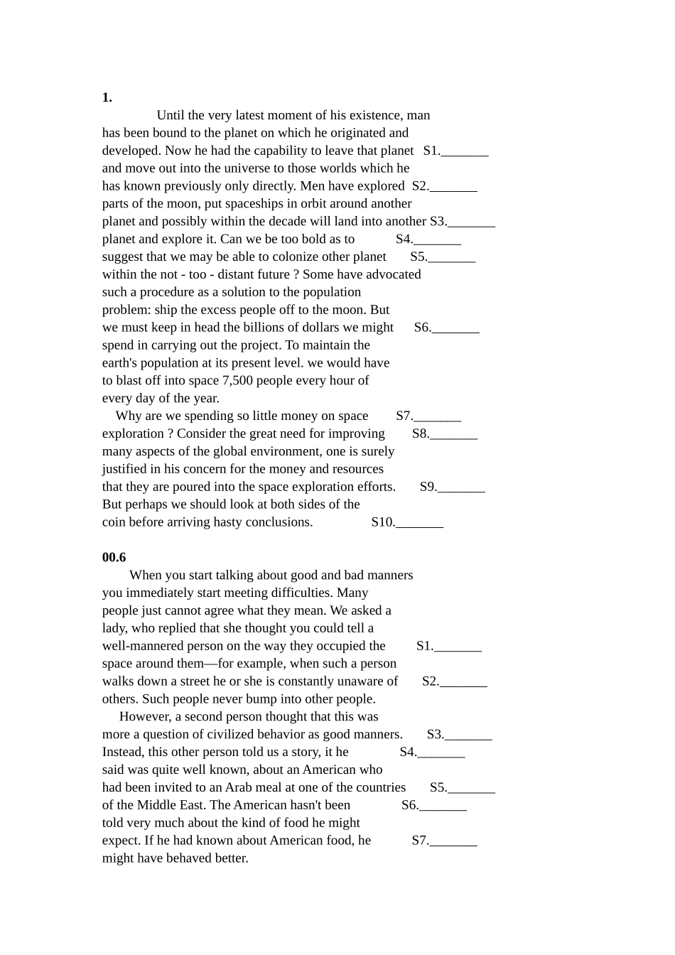 2025年大学英语竞赛改错_第1页