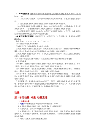 2025年高中物理选修35动量原子知识点