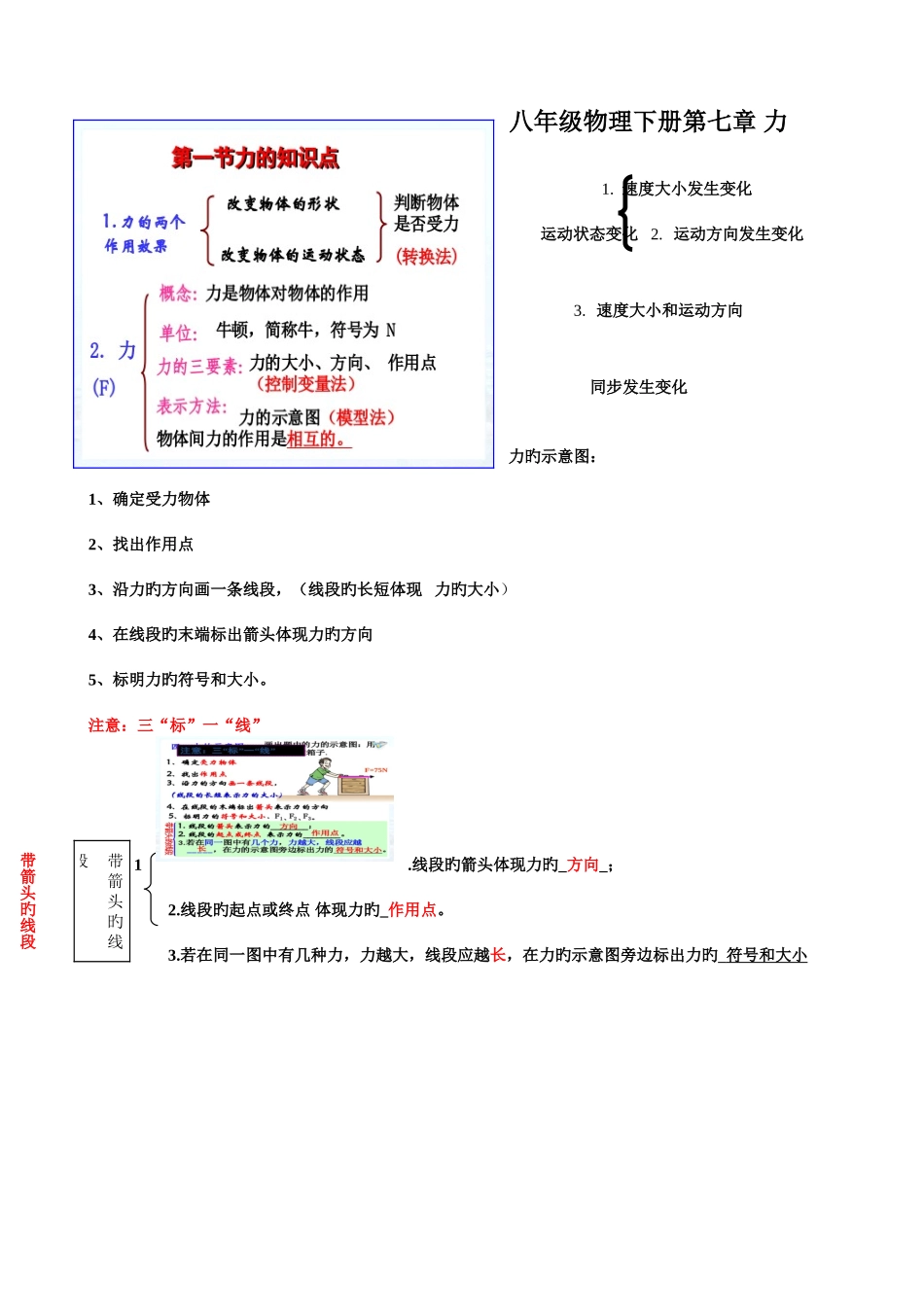 2025年人教版八下物理知识点详细全面精华_第1页