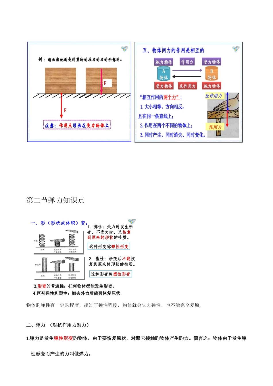 2025年人教版八下物理知识点详细全面精华_第2页
