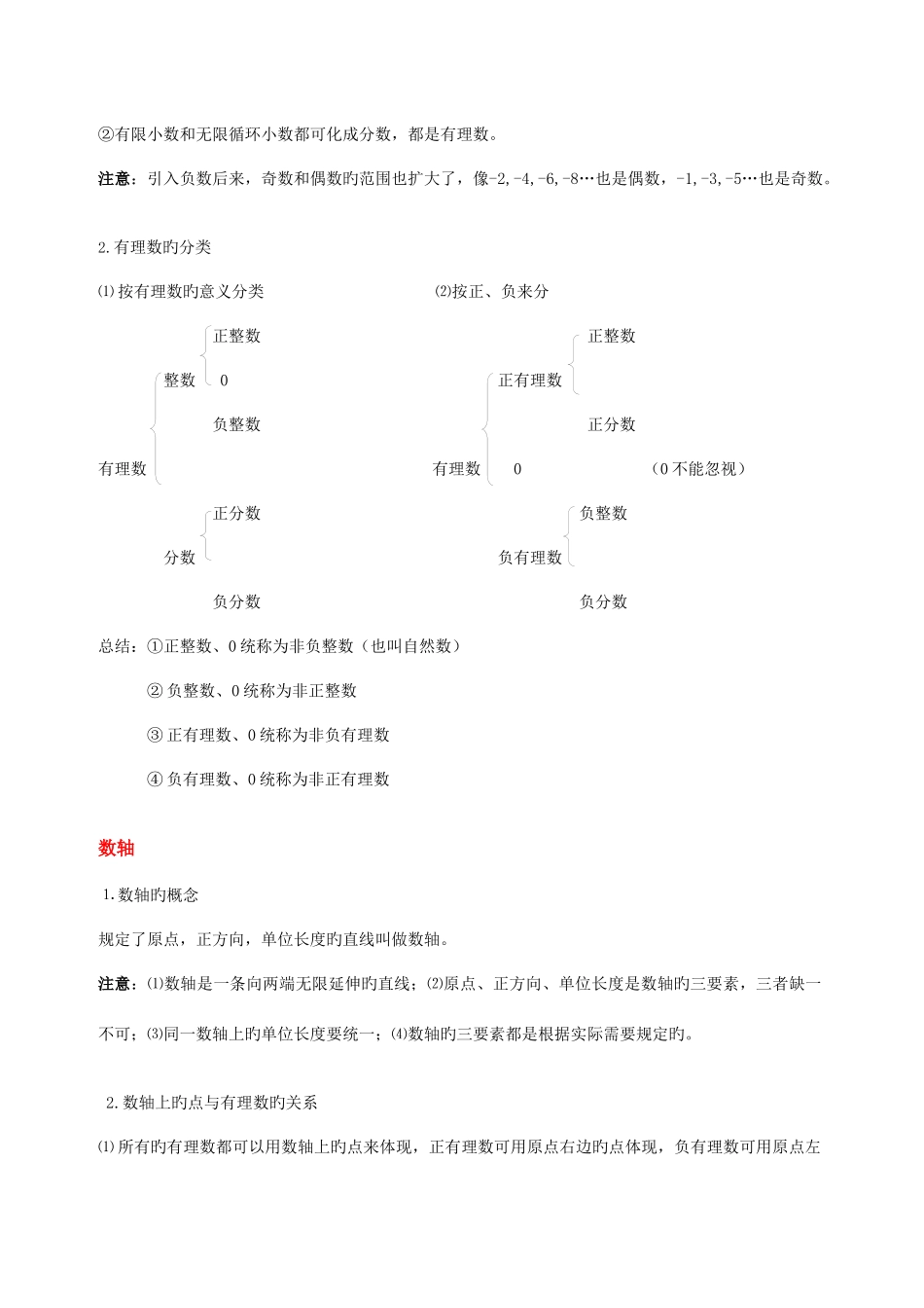 2025年有理数知识点总结_第2页