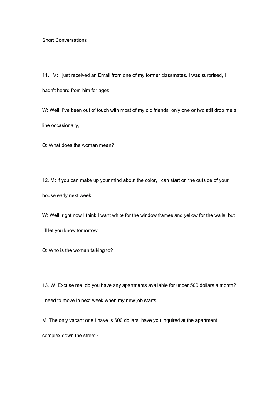 2025年英语四级听力原文_第1页